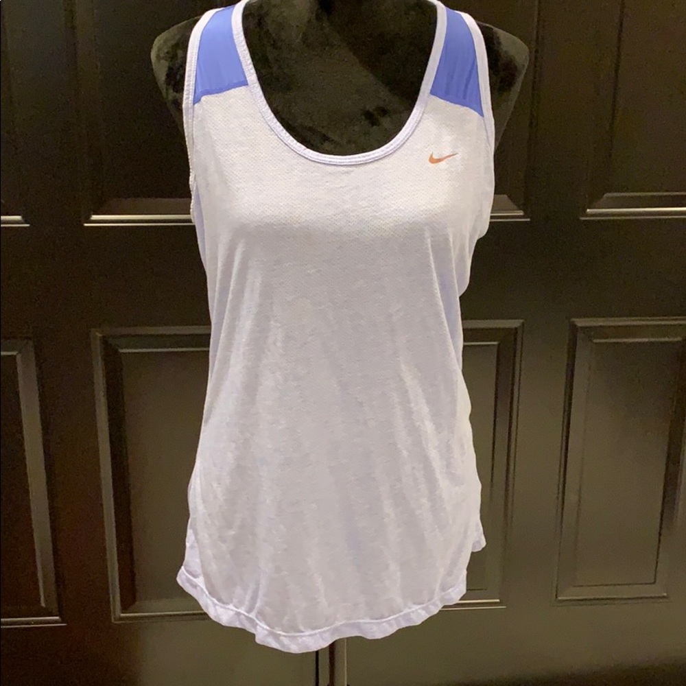 Nike Dri Fit Racerback Tank in Light Purple